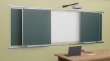 Рельсовая система с классной доской торговой марки Skilo SKL-RD