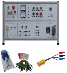 Комплект учебного оборудования по монтажу схем управления электродвигателями с применением магнитных пускателей