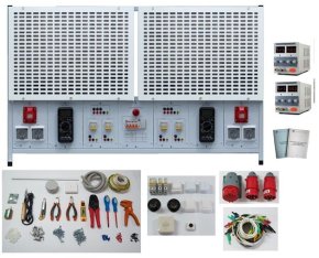 Комплект учебного оборудования для подготовки электромонтажников и электромонтеров с низковольтным управлением